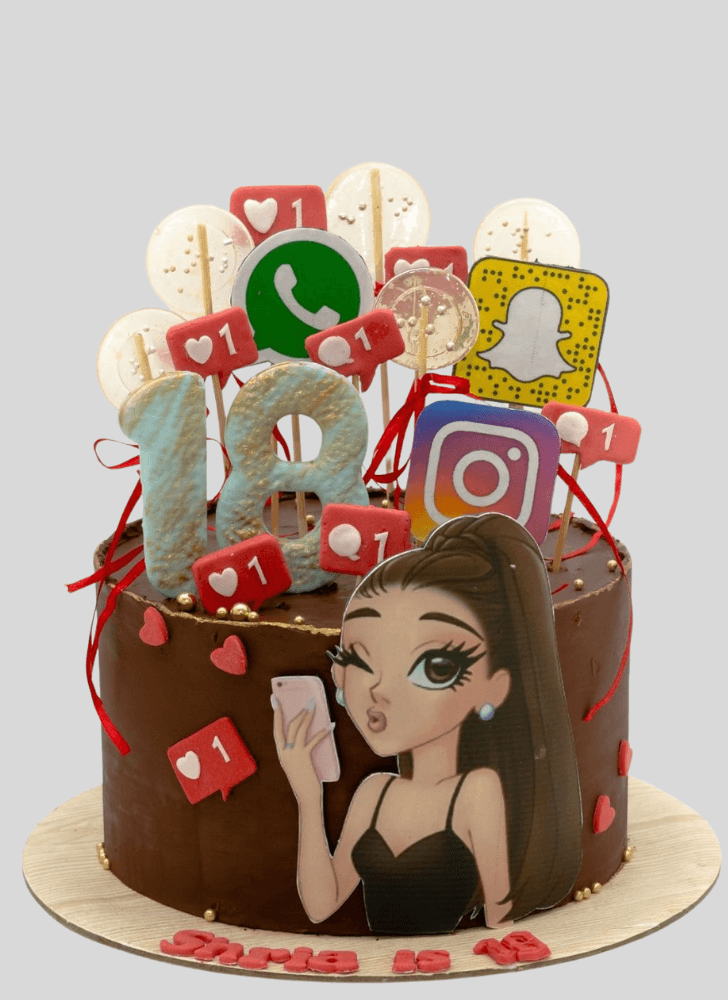 Cute Pretty Woman Cake