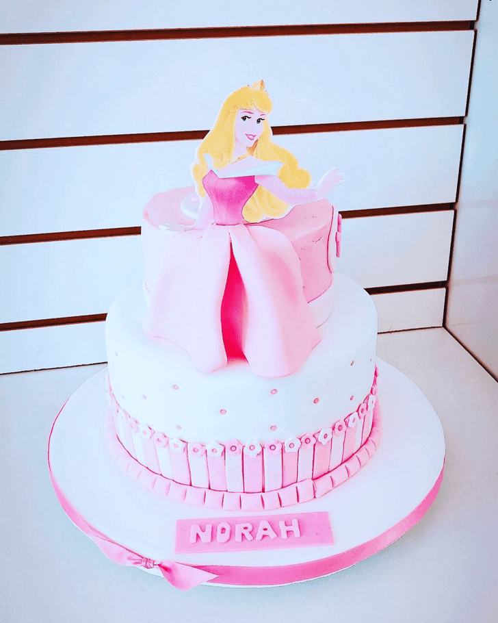 Adorable Princess Aurora Cake