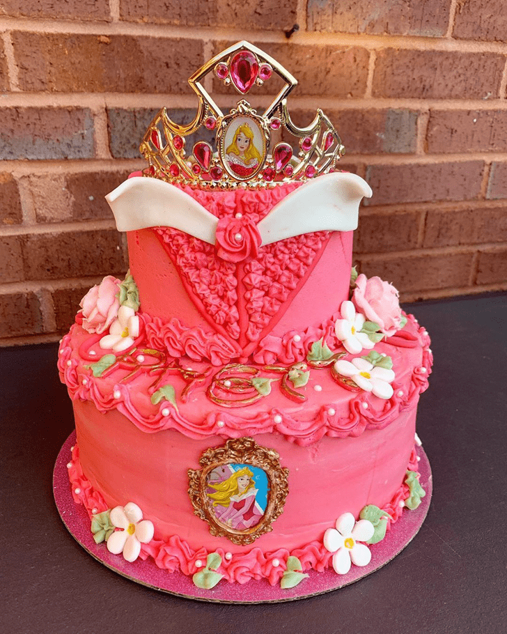 Angelic Princess Aurora Cake