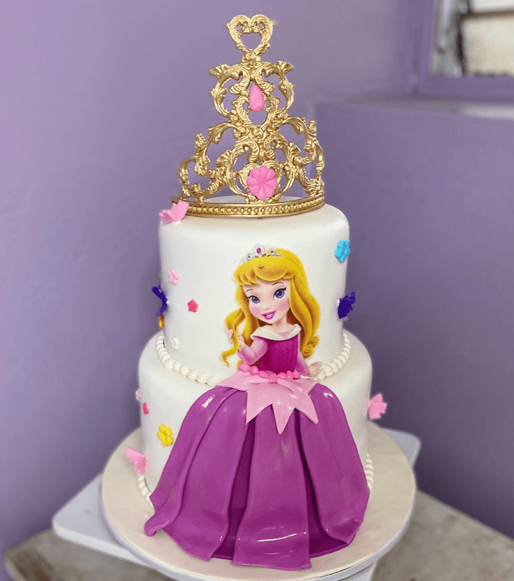 Cute Princess Aurora Cake