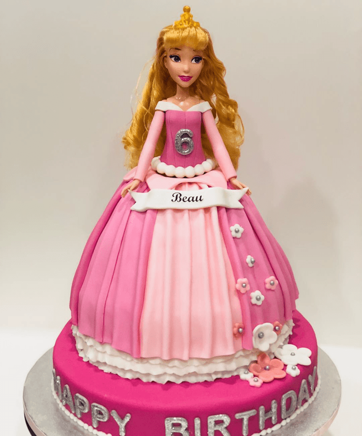 Dazzling Princess Aurora Cake