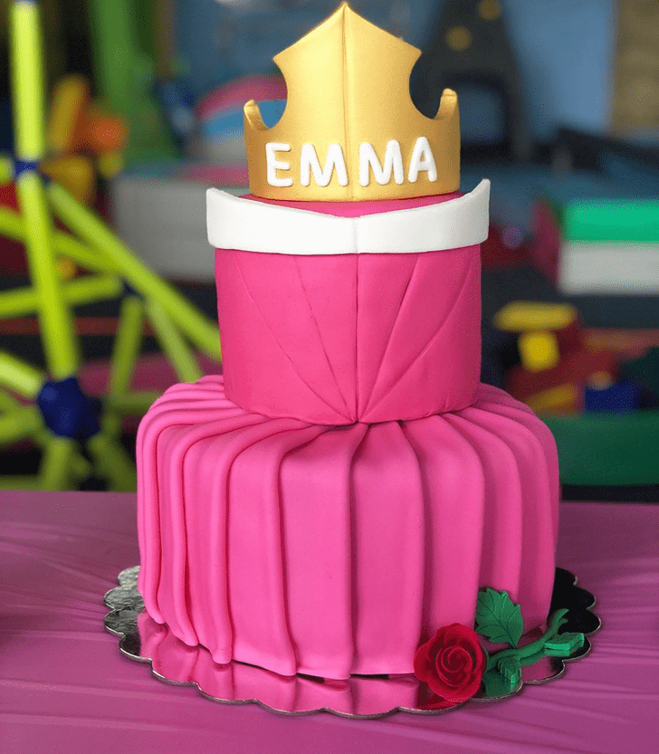 Delicate Princess Aurora Cake