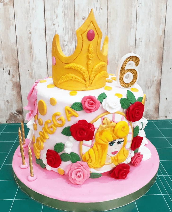 Enthralling Princess Aurora Cake