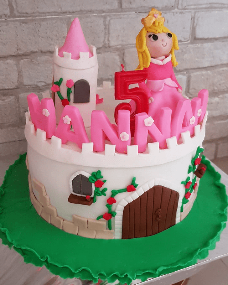 Enticing Princess Aurora Cake