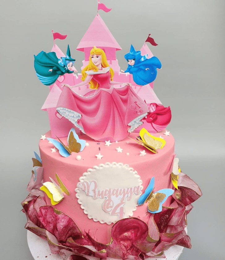 Excellent Princess Aurora Cake