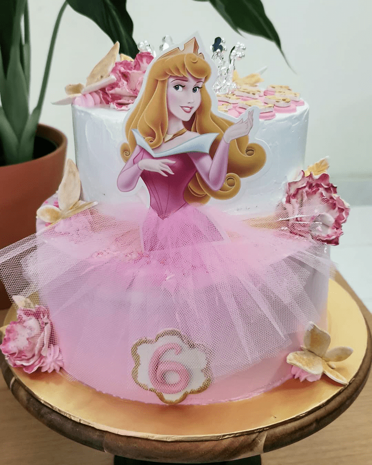 Gorgeous Princess Aurora Cake