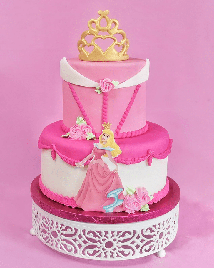 Handsome Princess Aurora Cake