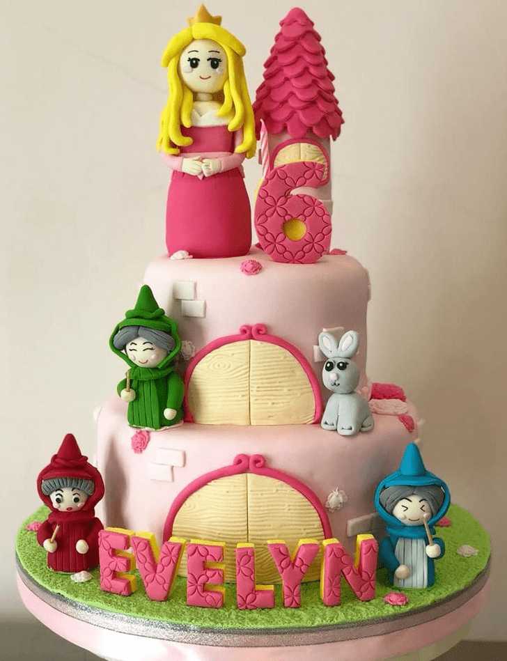 Pleasing Princess Aurora Cake