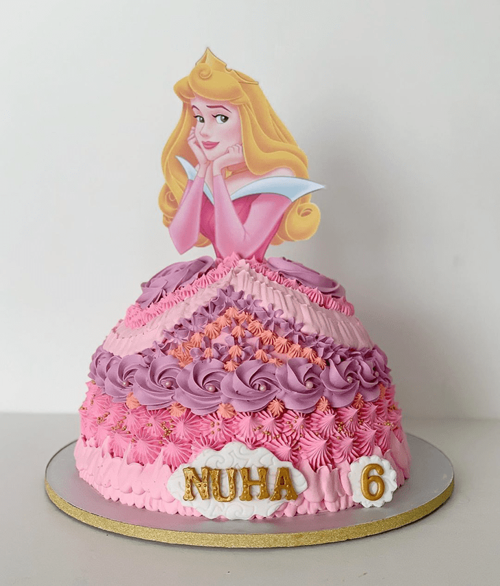 Radiant Princess Aurora Cake