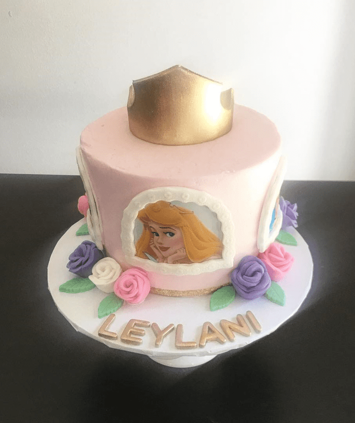 Resplendent Princess Aurora Cake