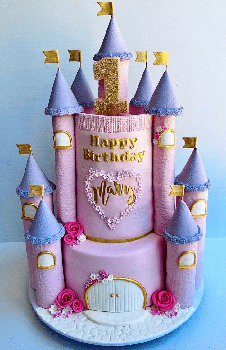 Admirable Princess Castle Cake Design
