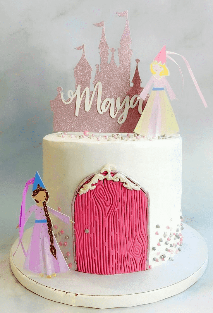 Angelic Princess Castle Cake