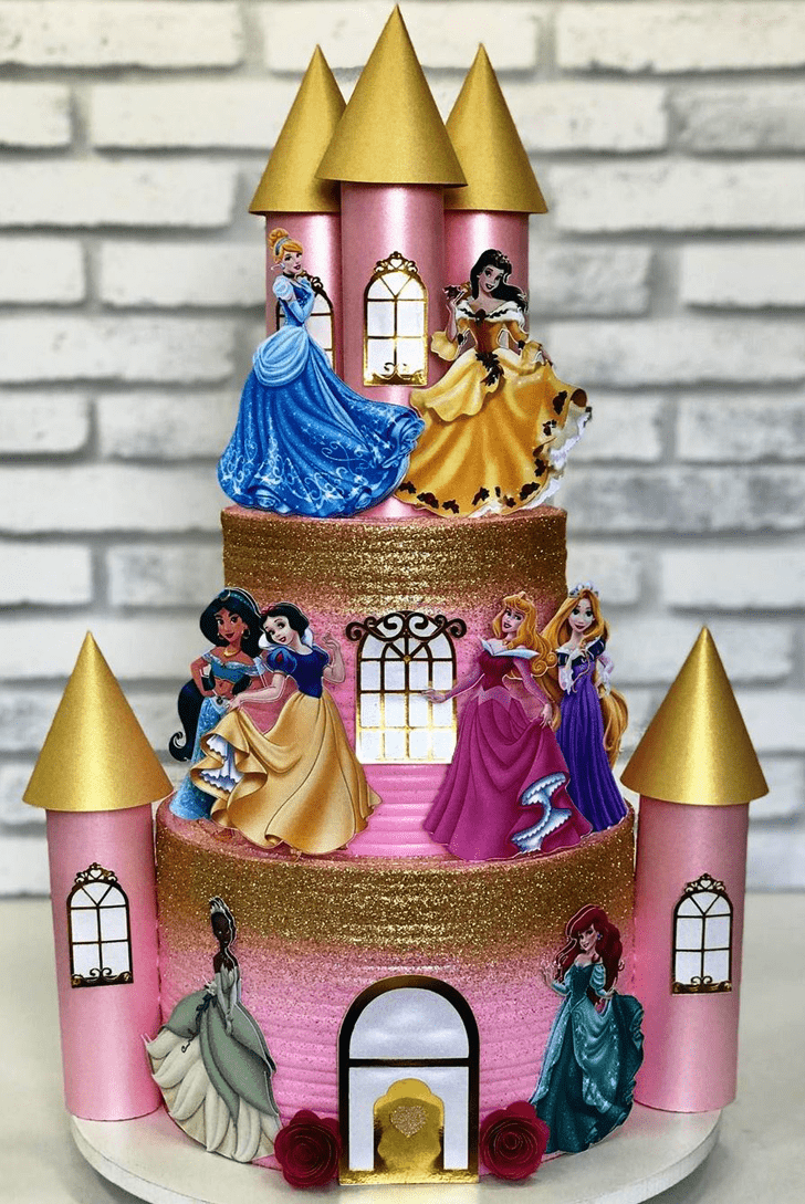 Bewitching Princess Castle Cake