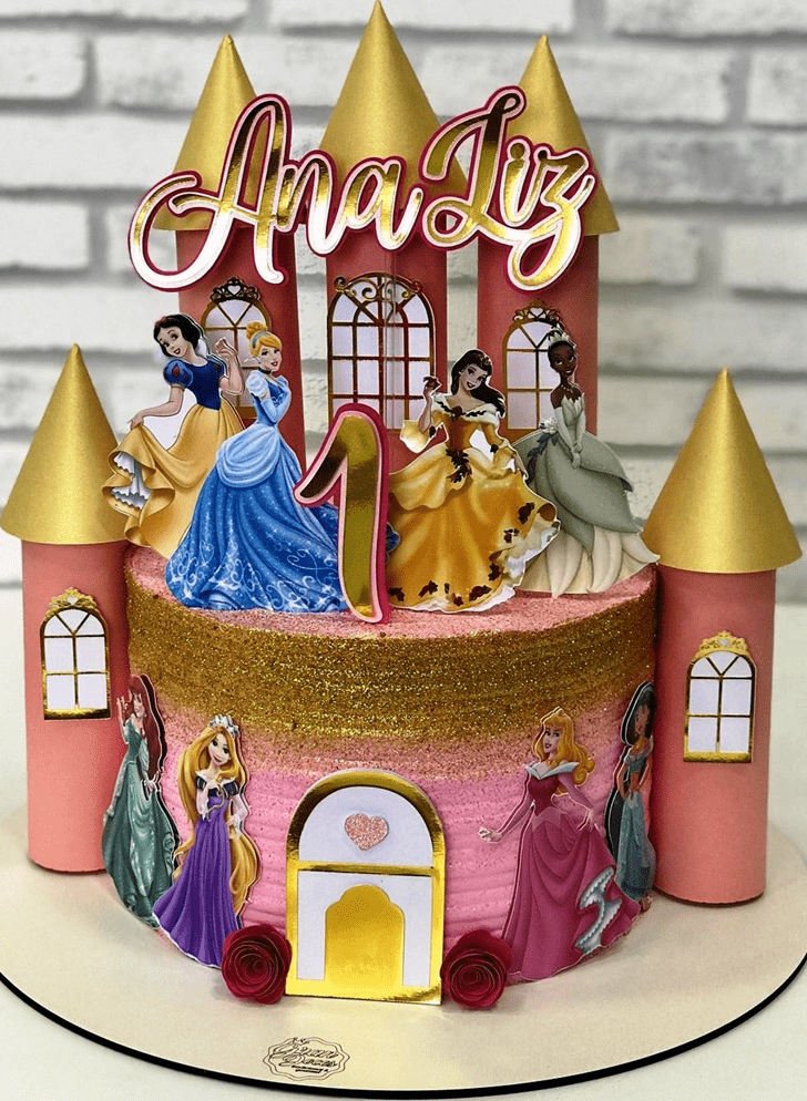 Captivating Princess Castle Cake