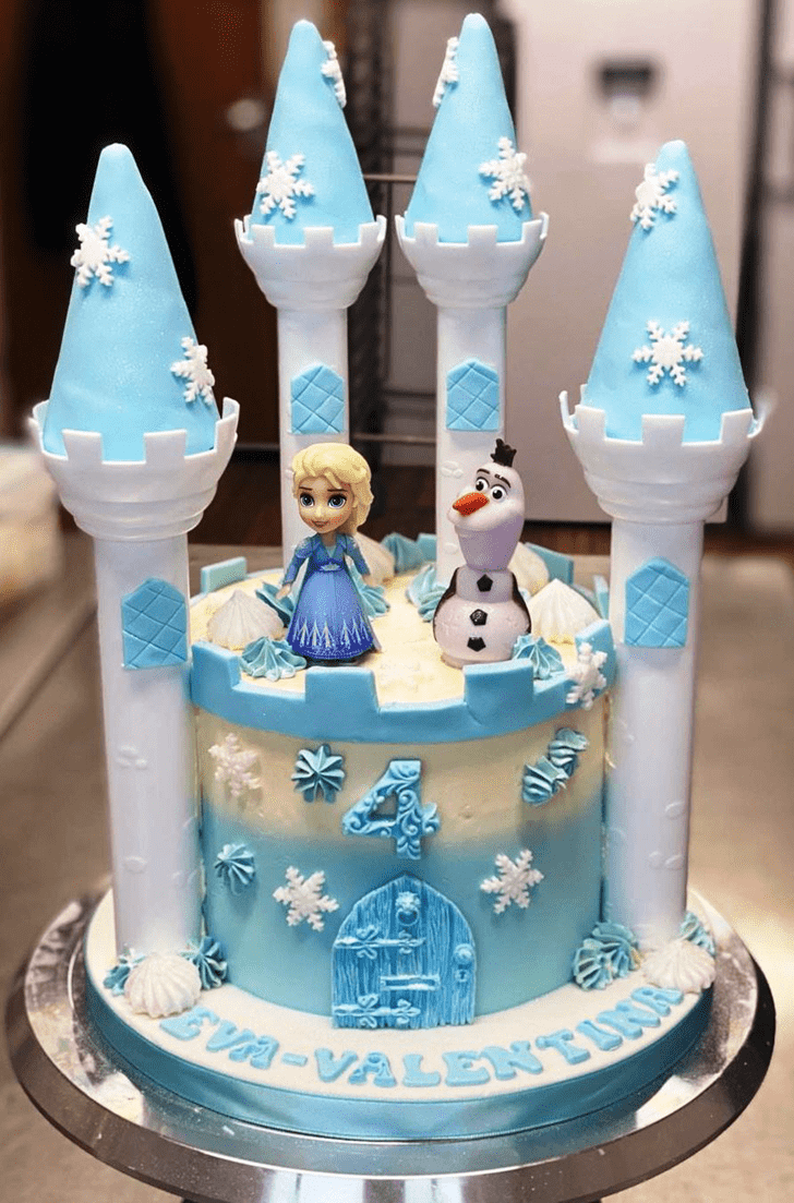 Dazzling Princess Castle Cake