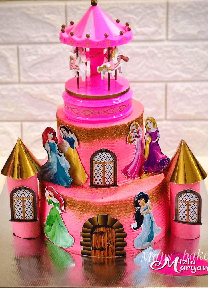 Divine Princess Castle Cake