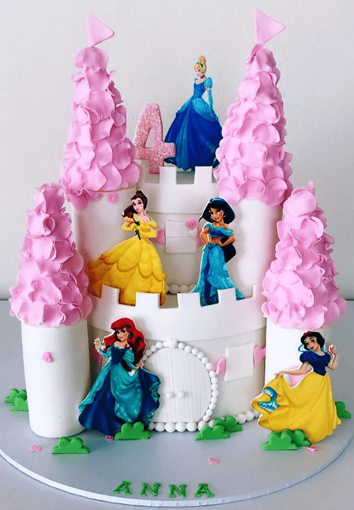 Excellent Princess Castle Cake