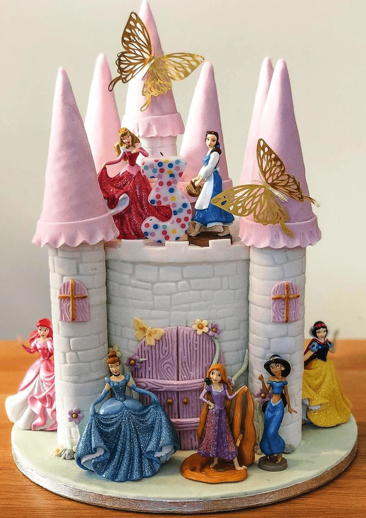 Fascinating Princess Castle Cake