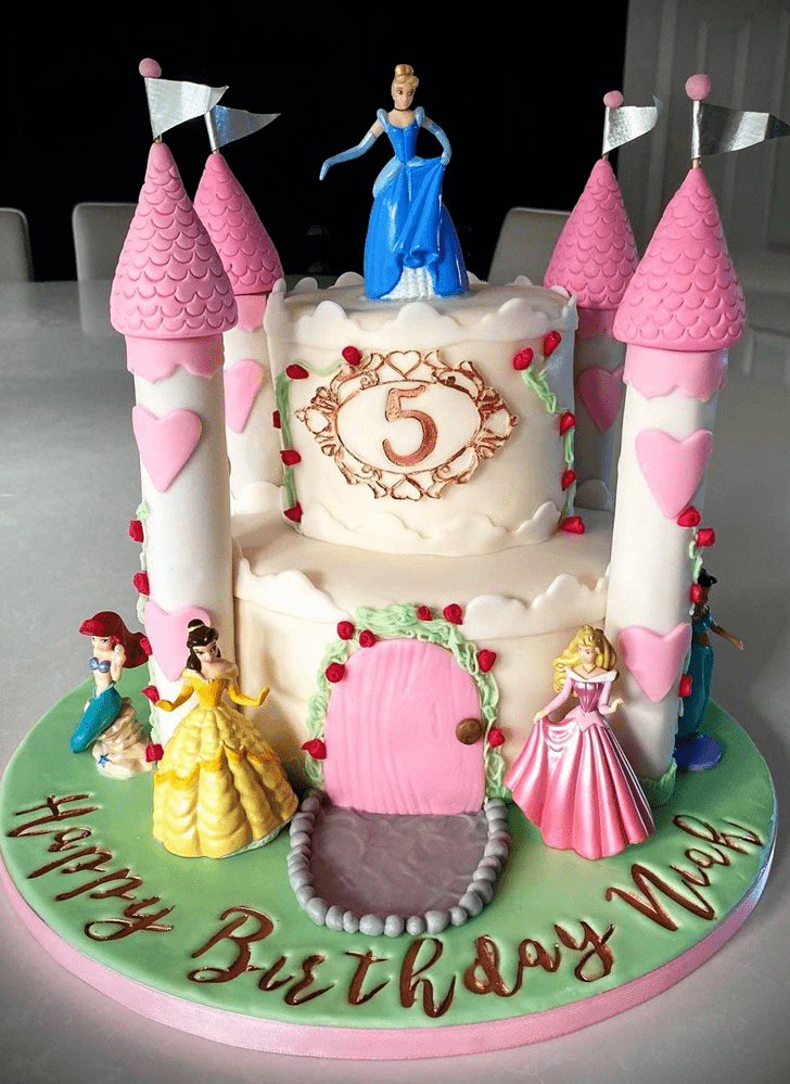 Mesmeric Princess Castle Cake