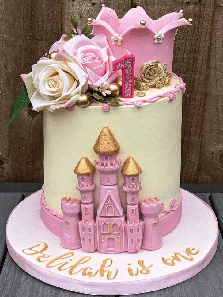 Ravishing Princess Castle Cake