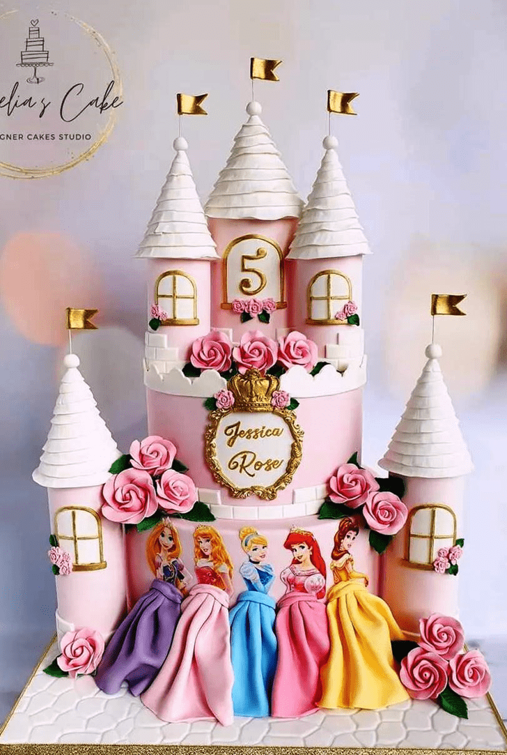 Stunning Princess Castle Cake