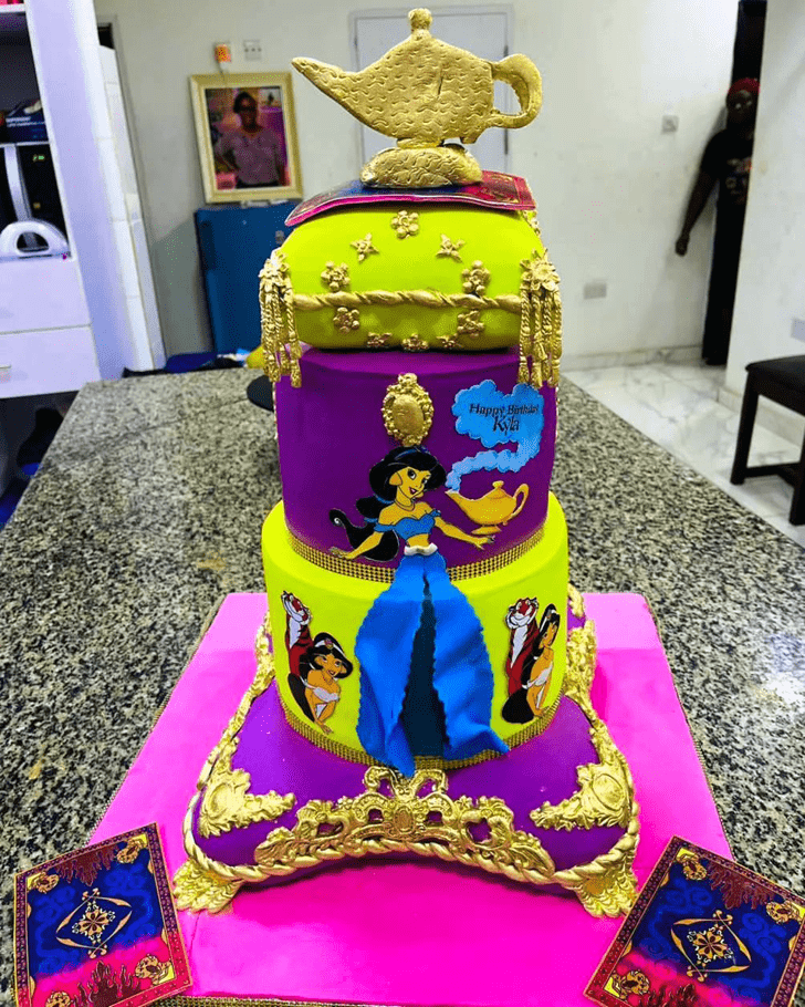 Admirable Princess Jasmine Cake Design