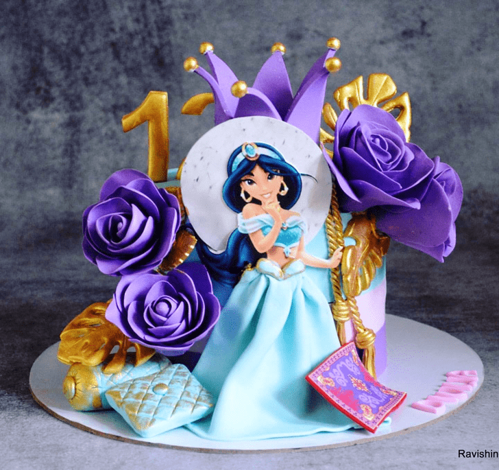 Elegant Princess Jasmine Cake