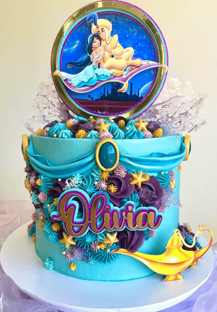 Excellent Princess Jasmine Cake