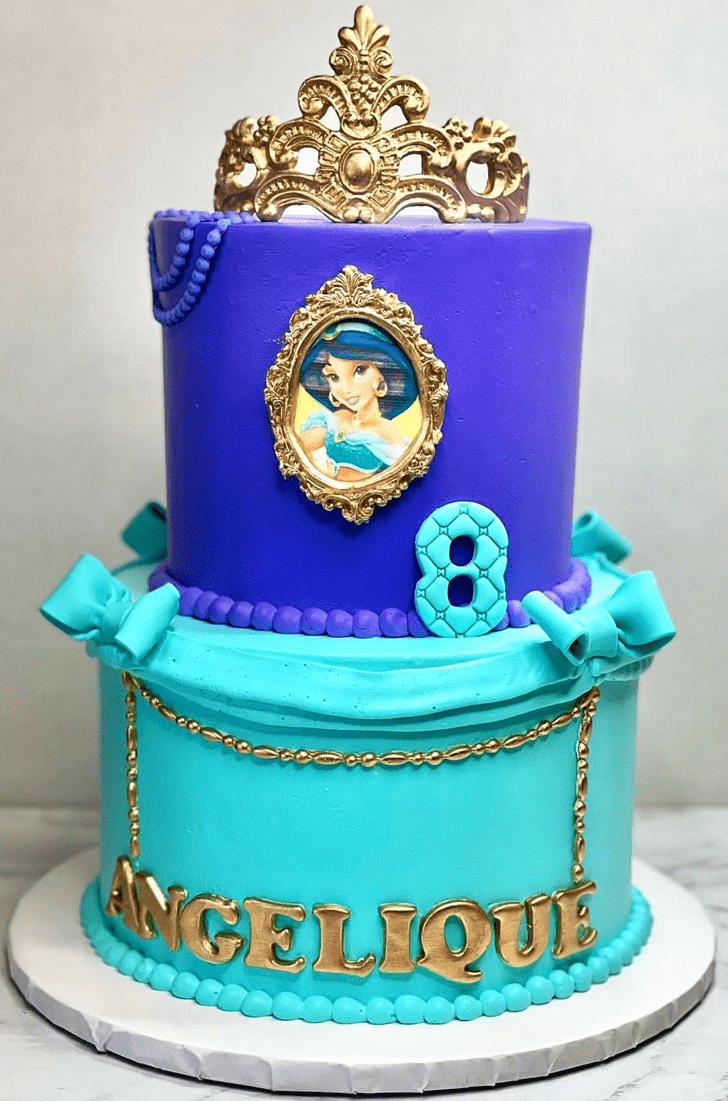 Handsome Princess Jasmine Cake