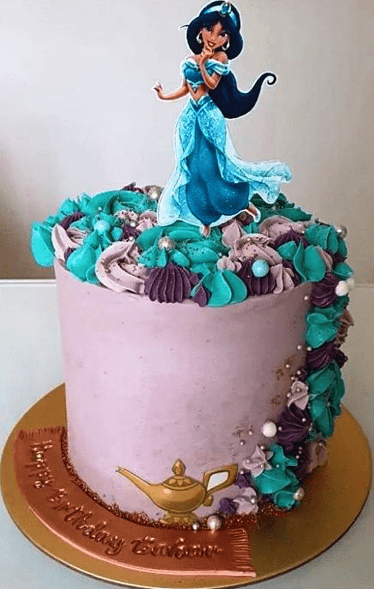 Wonderful Princess Jasmine Cake Design