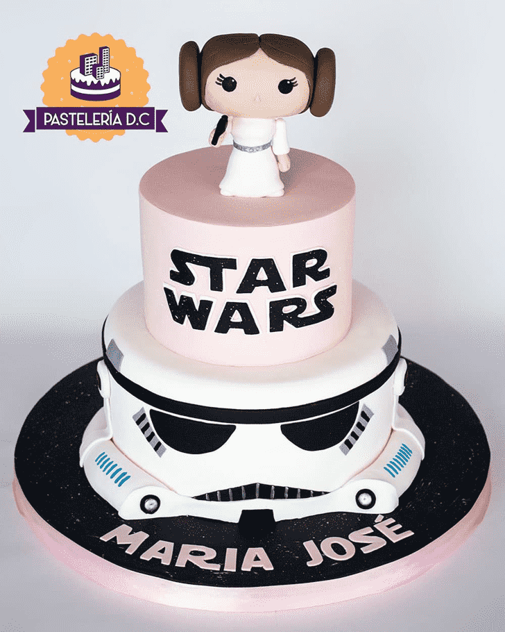 Appealing Princess Leia Cake