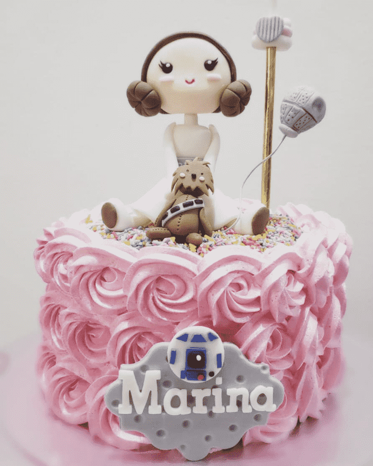 Cute Princess Leia Cake