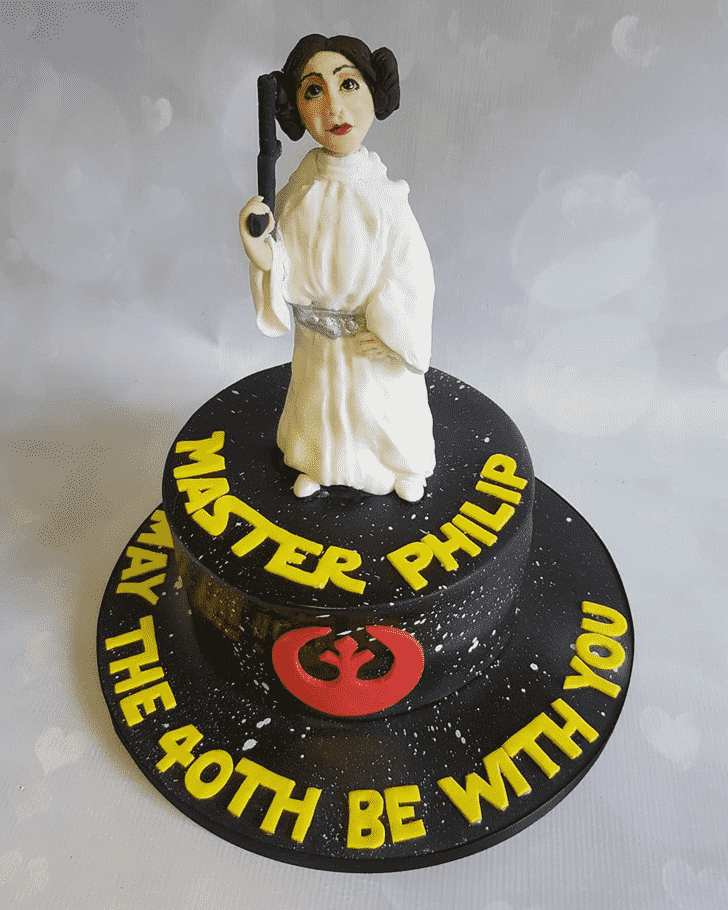 Fascinating Princess Leia Cake