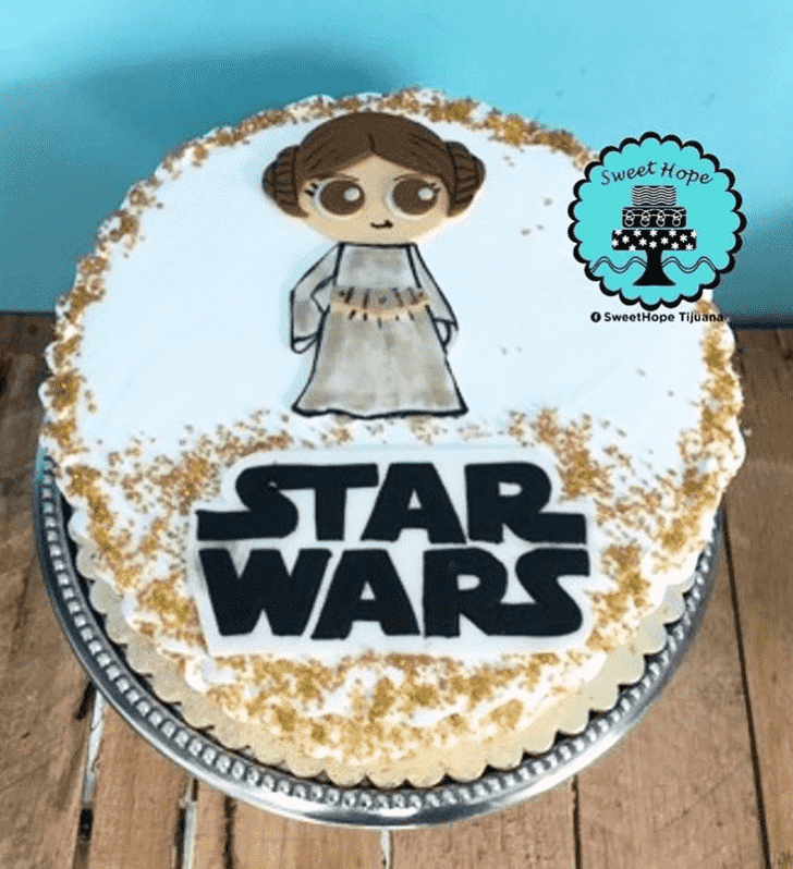 Radiant Princess Leia Cake
