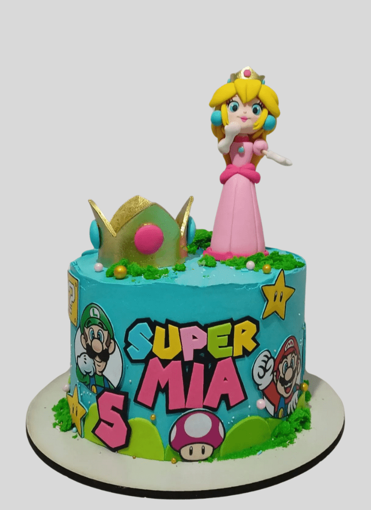 Delightful Princess Peach Cake