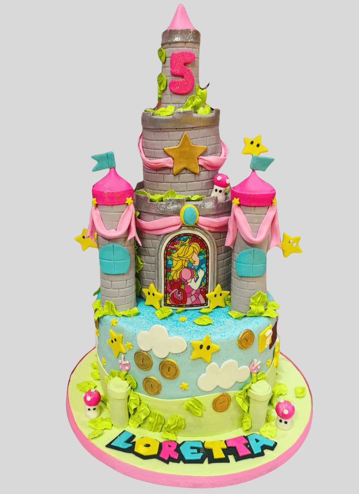 Divine Princess Peach Cake