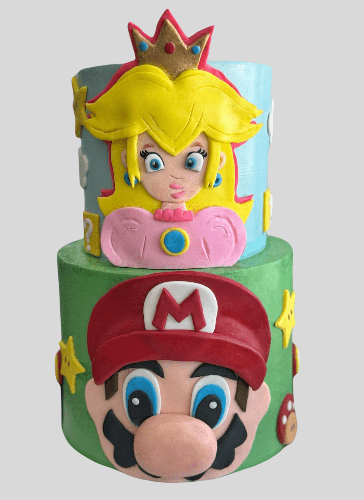 Fascinating Princess Peach Cake