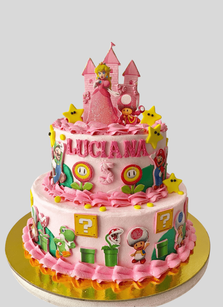 Fine Princess Peach Cake