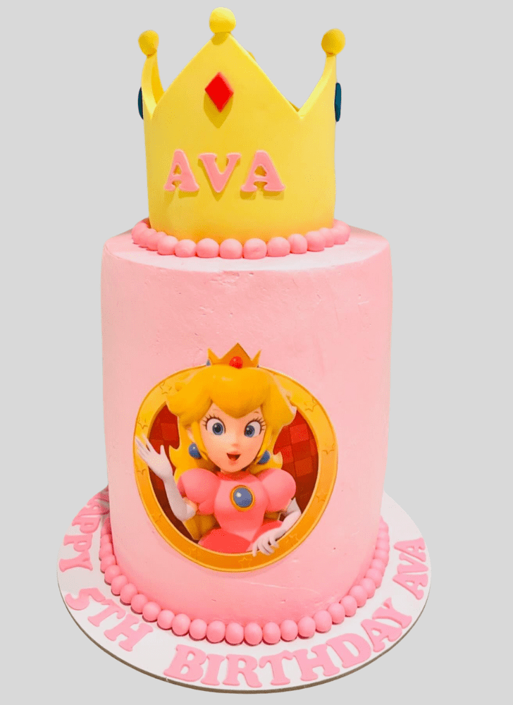 Gorgeous Princess Peach Cake