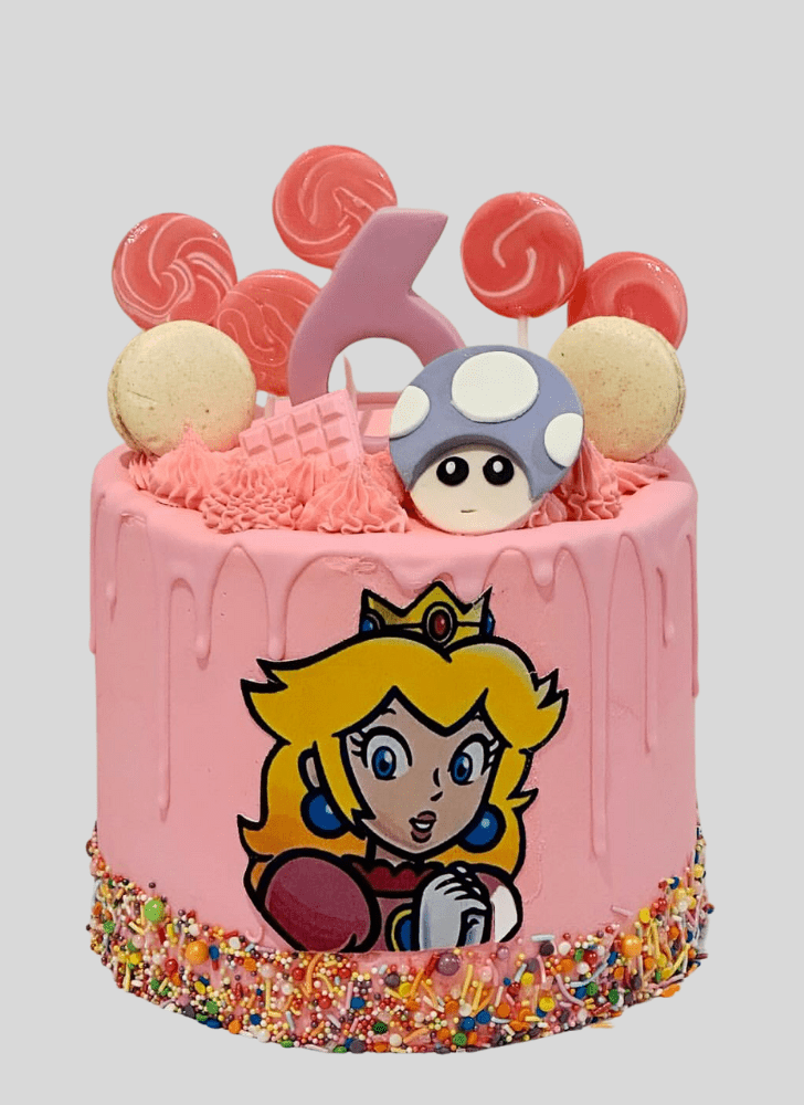 Magnetic Princess Peach Cake