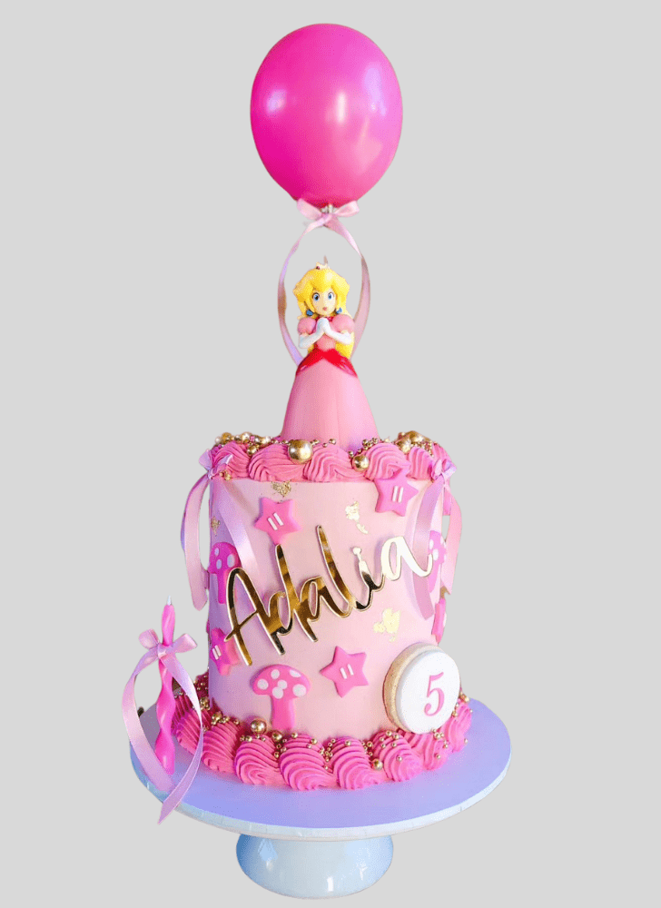 Magnificent Princess Peach Cake