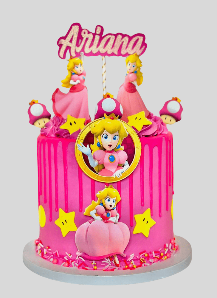 Shapely Princess Peach Cake