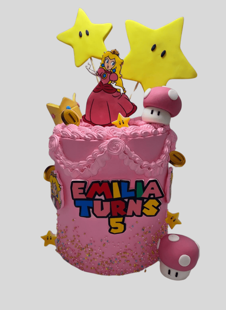 Splendid Princess Peach Cake