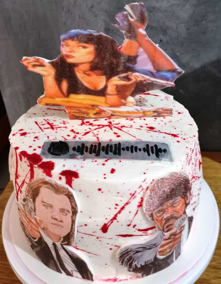 Beauteous Pulp Fiction Cake