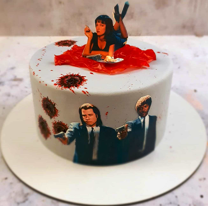 Captivating Pulp Fiction Cake