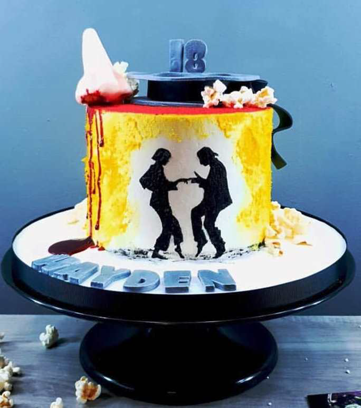 Cute Pulp Fiction Cake