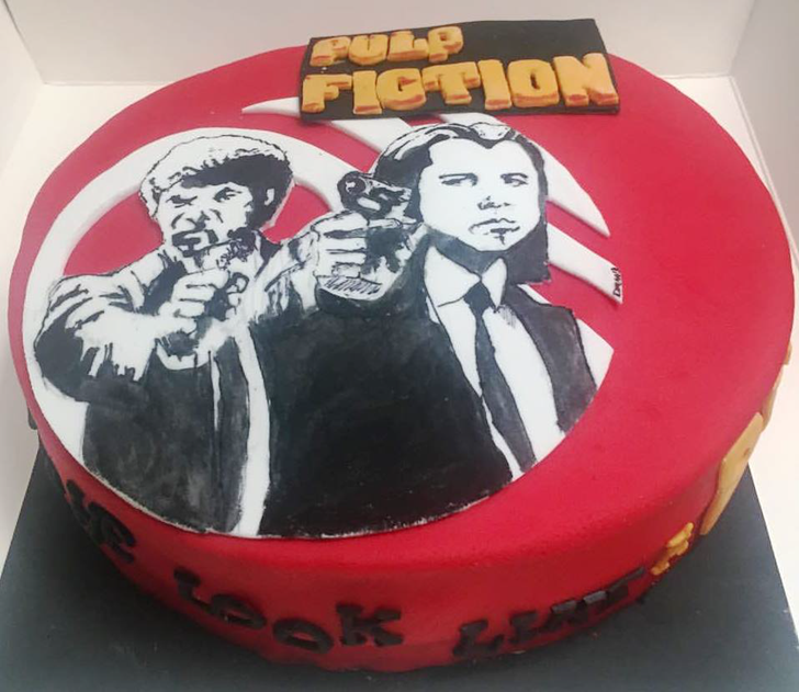 Graceful Pulp Fiction Cake