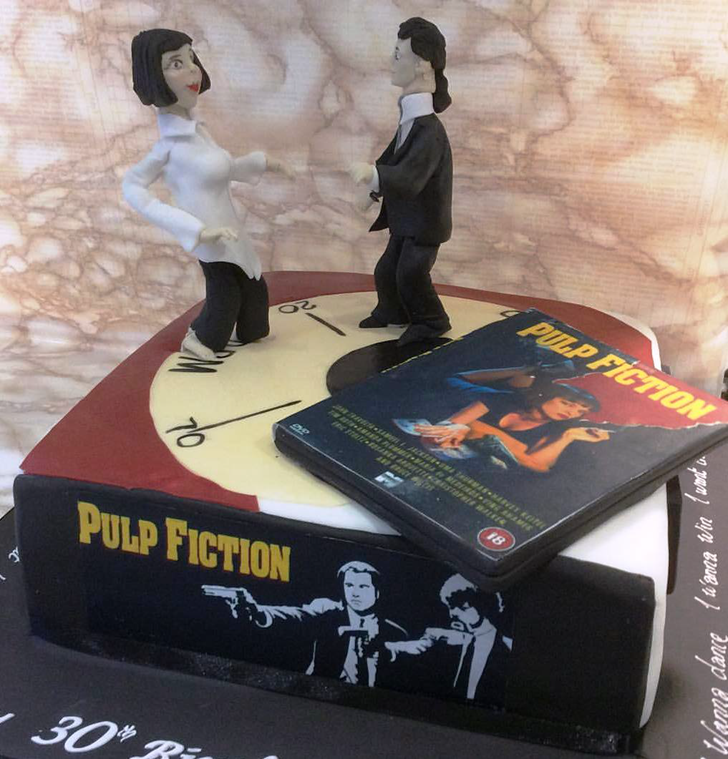Handsome Pulp Fiction Cake