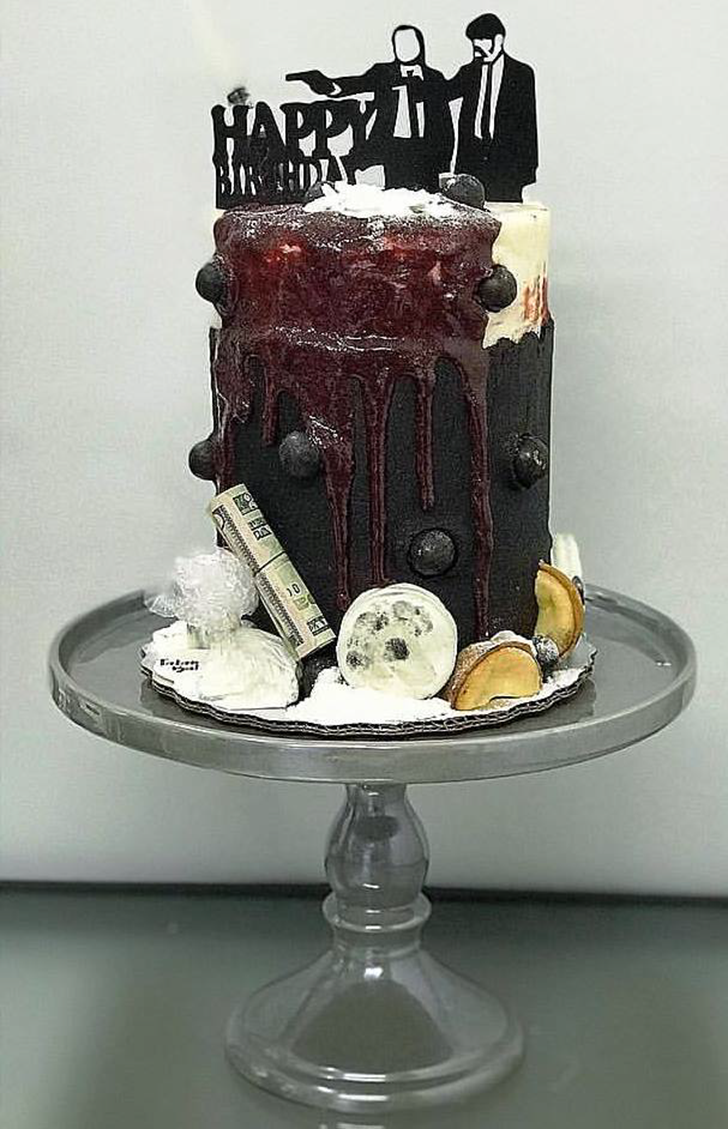 Mesmeric Pulp Fiction Cake