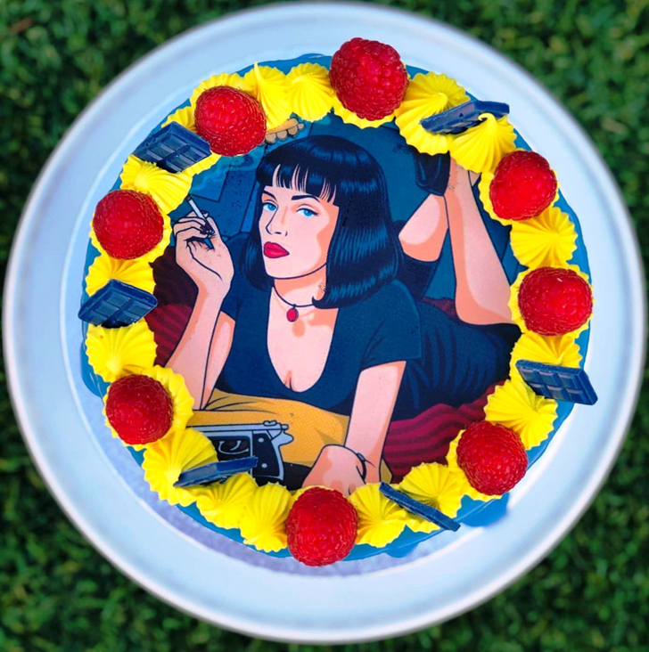 Shapely Pulp Fiction Cake